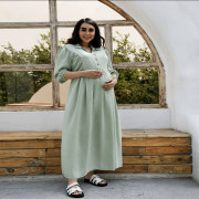 پیراهن لینن بارداری و شیردهی